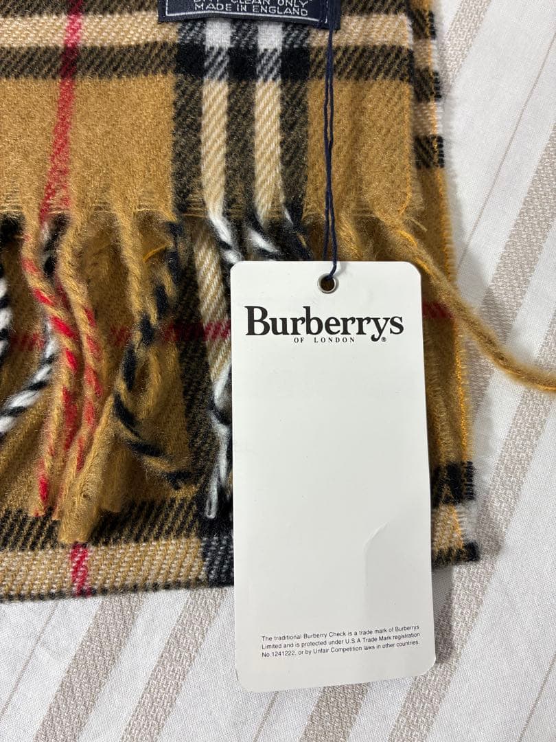 新品　Burberrys バーバリー ヴィンテージ ノバチェック柄 マフラー