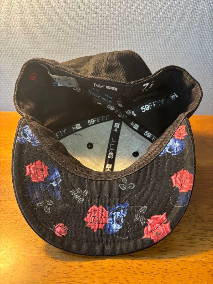 ヨウジヤマモト×NEW ERA スカルローズ　59FIFTY キャップ