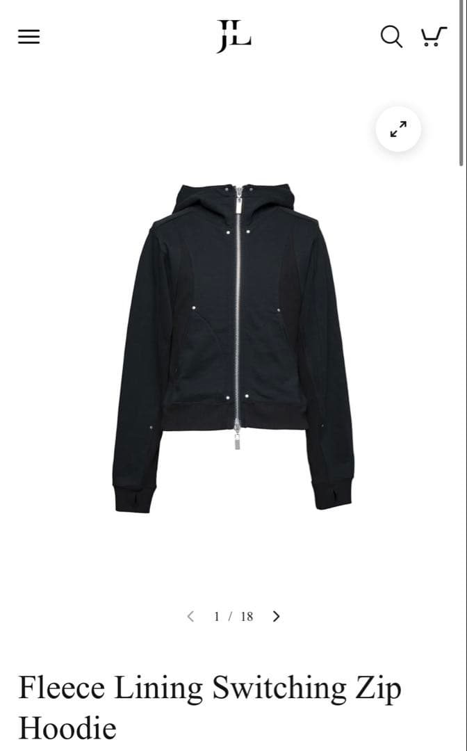 ［ジェントルイス］Fleece Lining Switching Zip