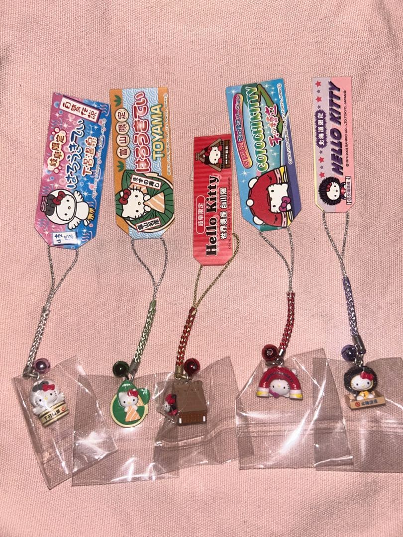 ハローキティ ご当地ストラップ・根付 まとめ売り