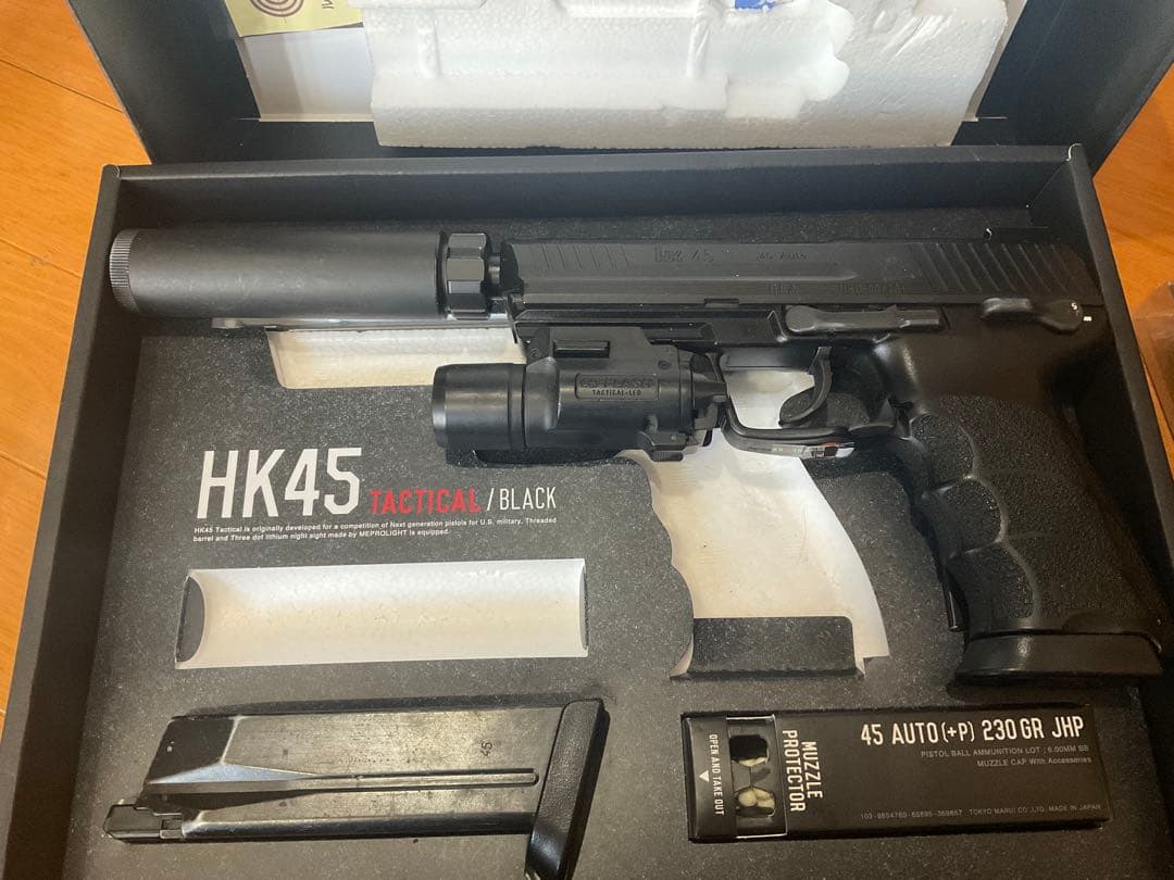 HK45 Tactical ガスブロ　内部カスタム　付属品数点　値段交渉可