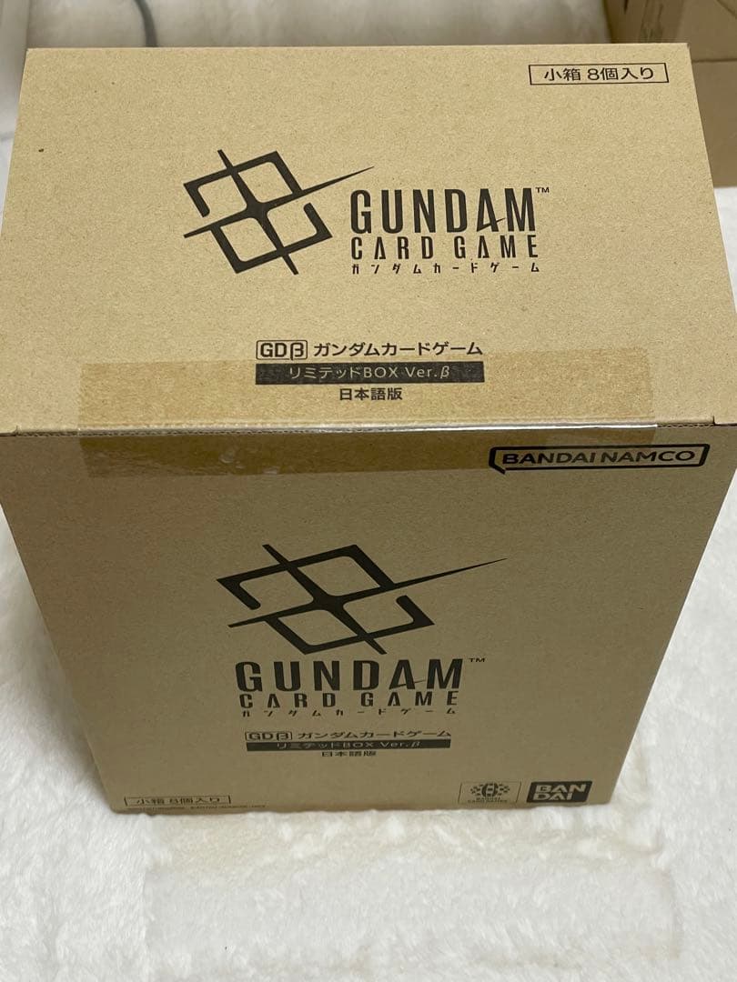 ガンダムカードゲーム　リミテッドBOX ver.β 未開封カートン　未開封BOX
