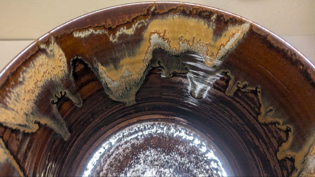 『鬼丸碧山』高取焼　水指　雪山窯　茶道具　共箱共布