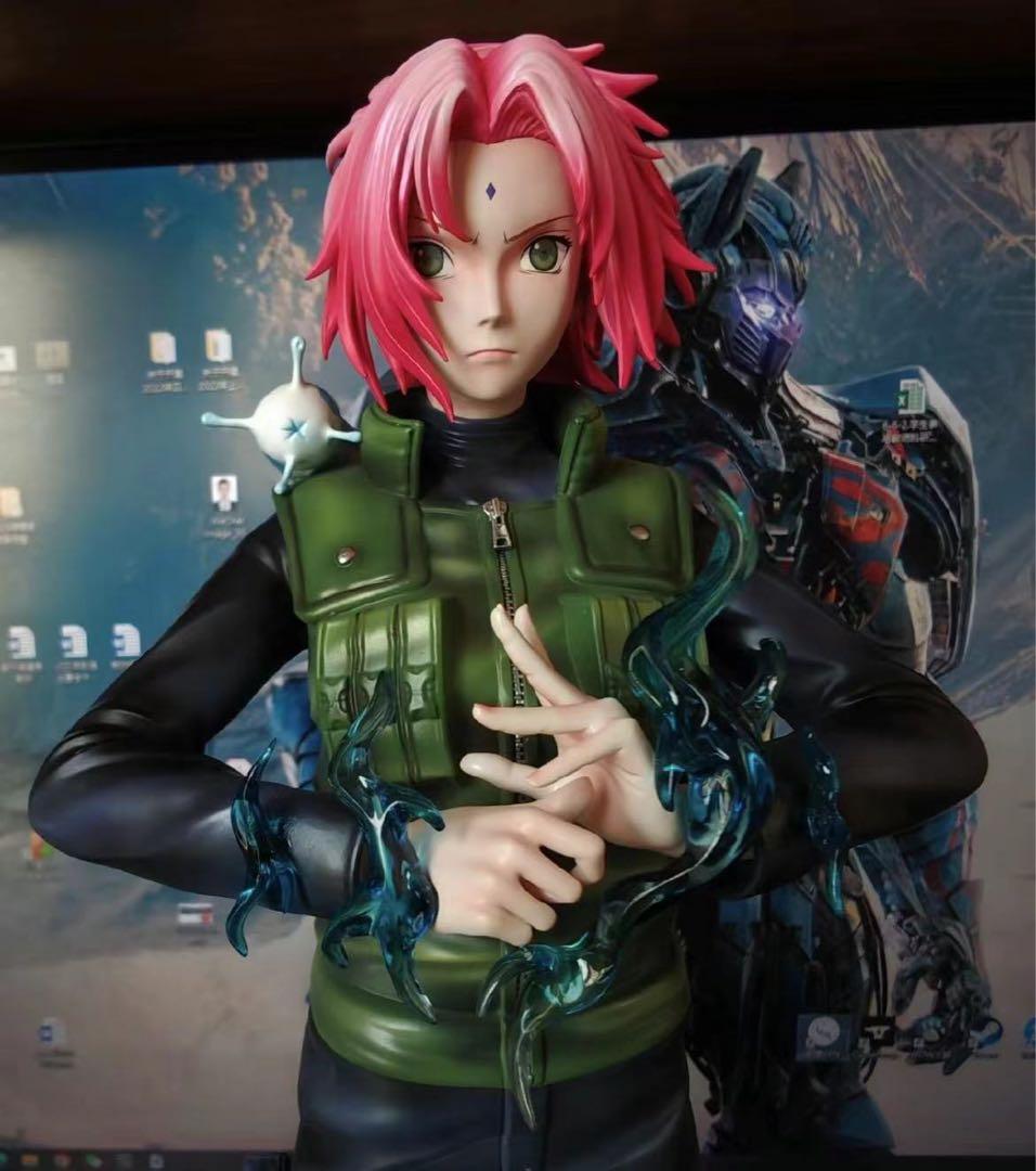NARUTOナルト 春野サクラ ガレージキット ガレキ スタチュー①①