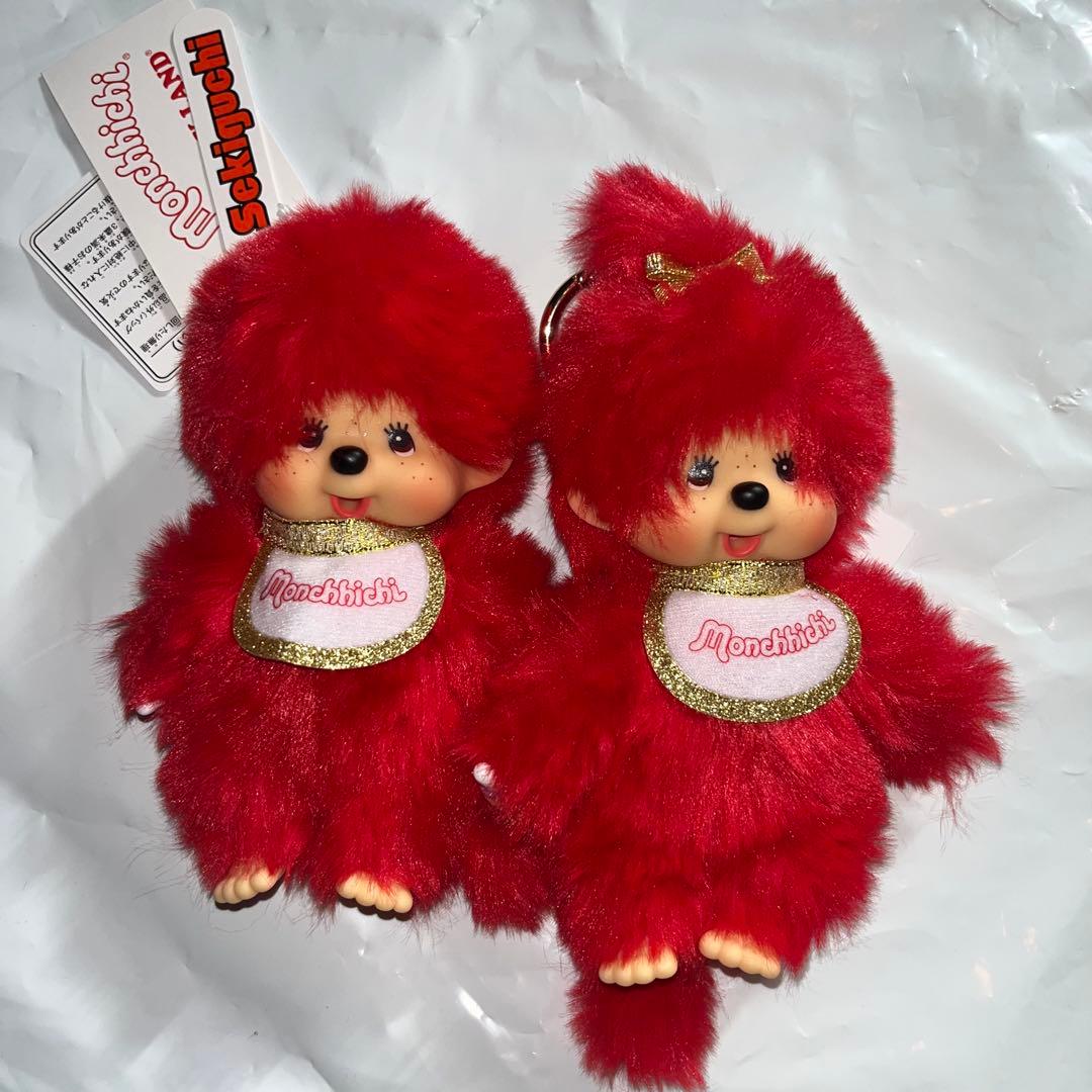 お顔厳選キデイランド80周年モンチッチコラボぬいぐるみキーチェーン男の子女の子