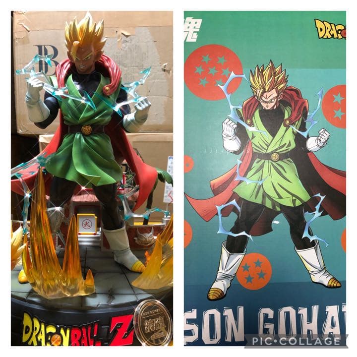 ドラゴンボールガレージキット　孫悟飯　グレートサイヤマン