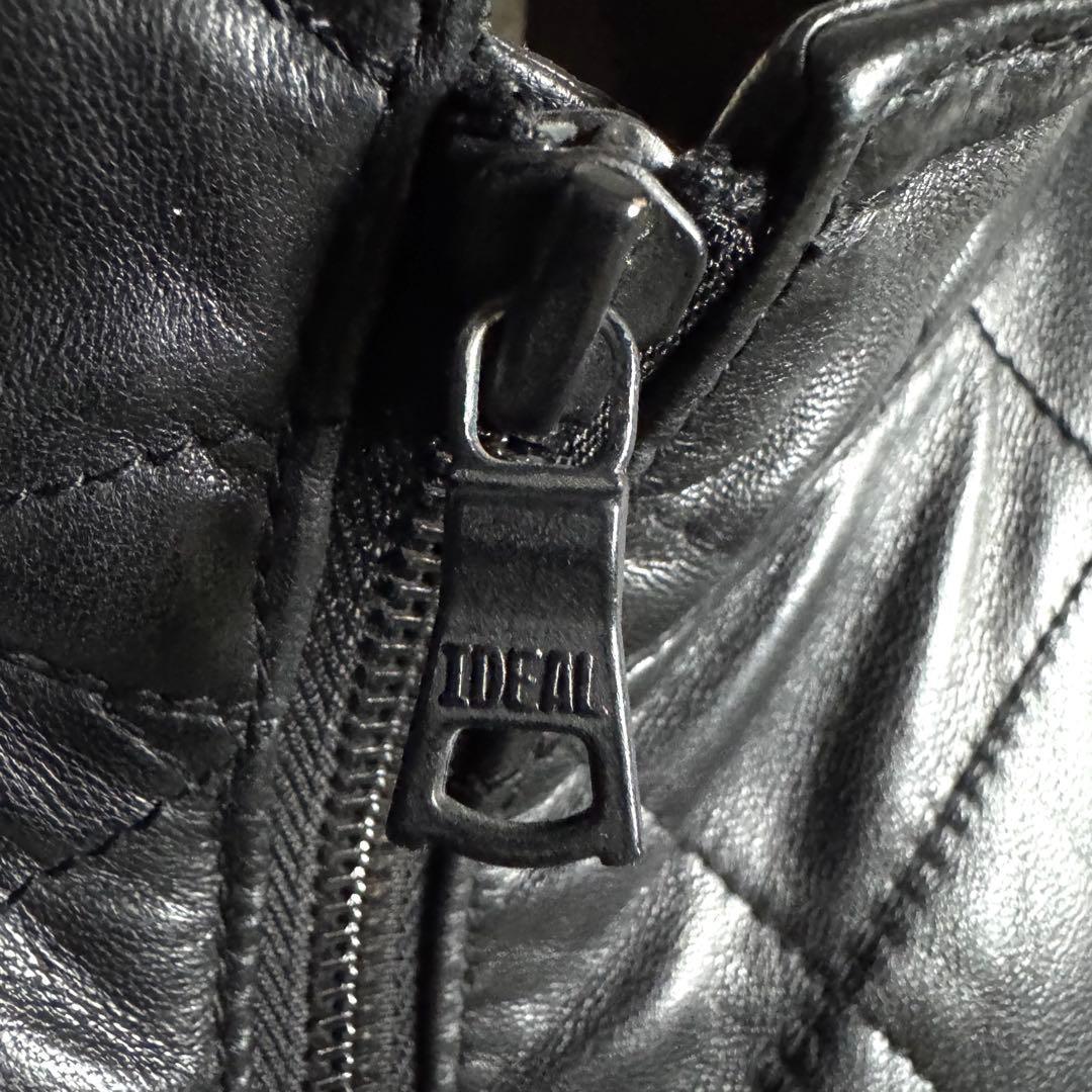 2467【希少・美品】ダファー キルティング ラムナッパ レザージャケット