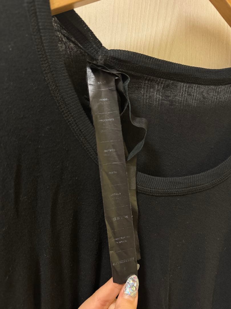 BORIS BIDJAN SABERI 黒 半袖Tシャツ