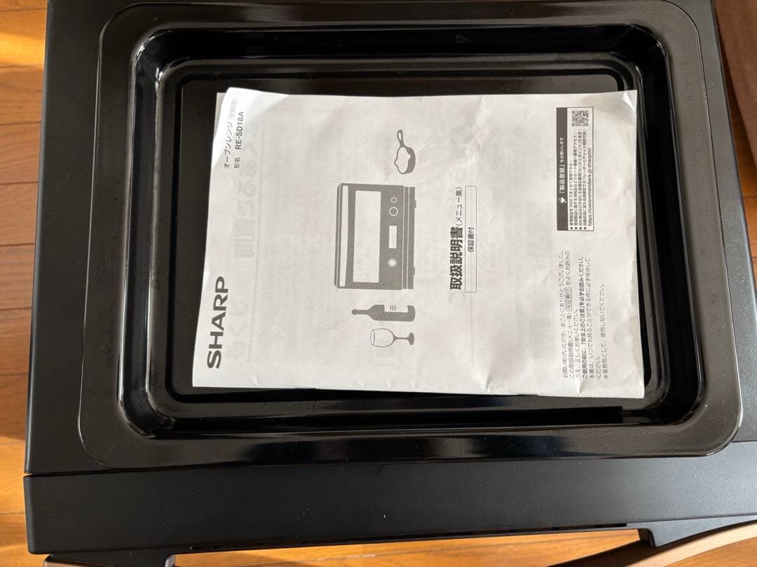 SHARP オーブンレンジ 黒 RE-SD18A-B【ジャンク品】