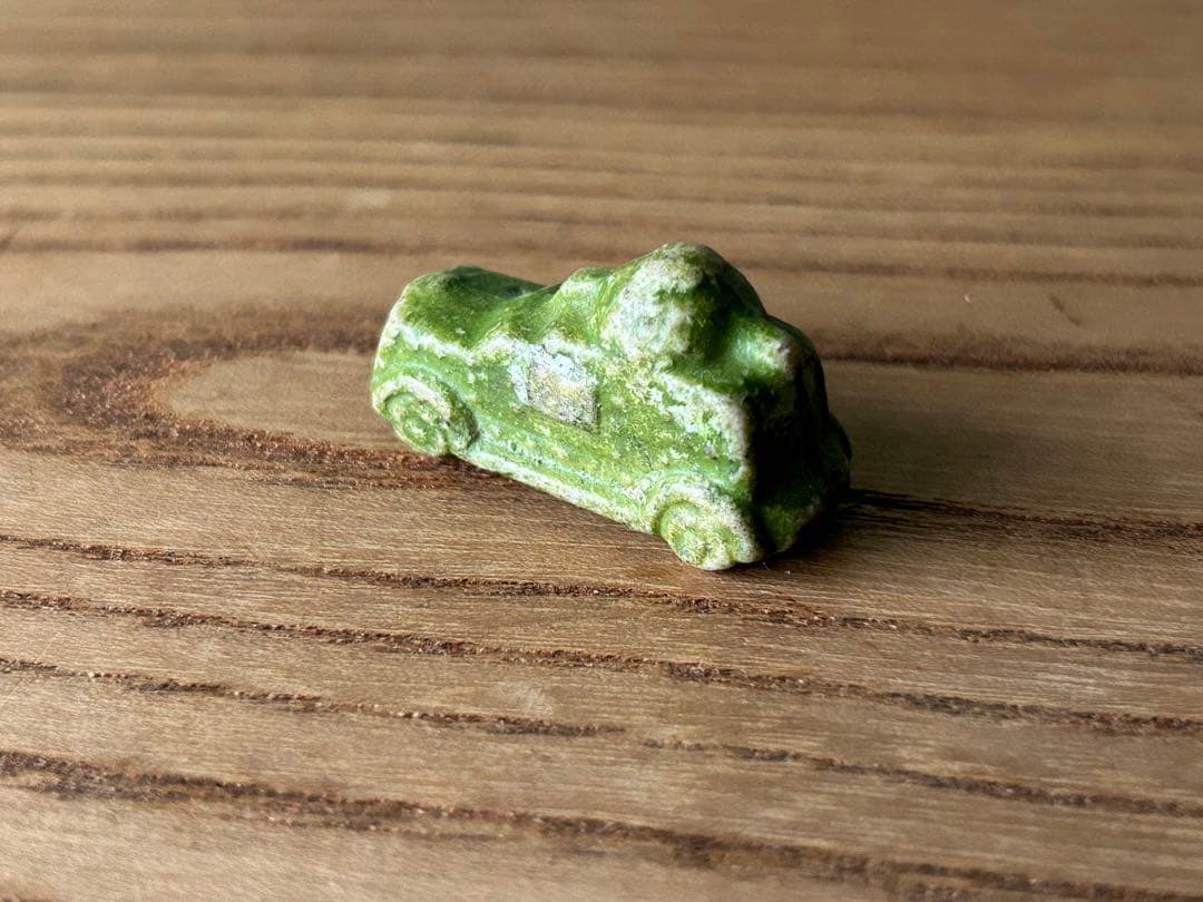 戦前 昭和16年頃 グリコのおまけ 素焼き 装甲車 貴重 第二次世界大戦