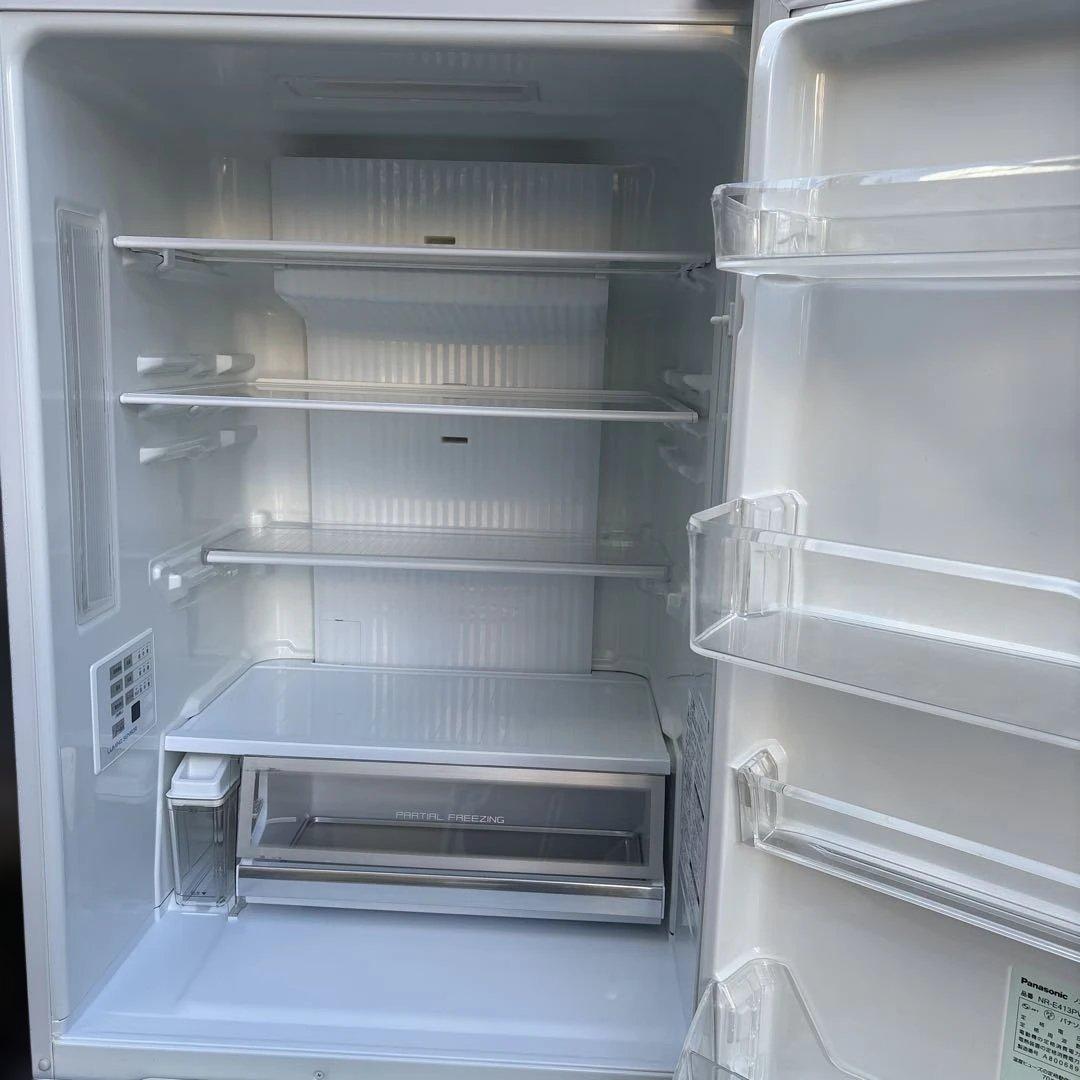 パナソニック/冷蔵庫/406L/2018年製/NR-E413PV-W