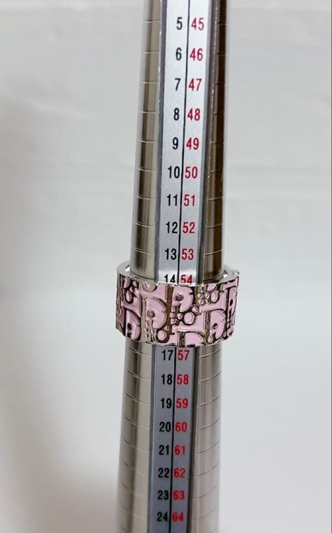 ChristianDior リング　トロッター　ナンバー2 ピンク　15号