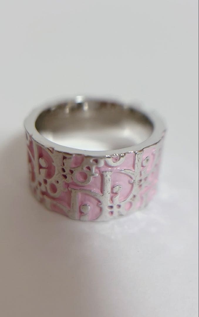 ChristianDior リング　トロッター　ナンバー2 ピンク　15号