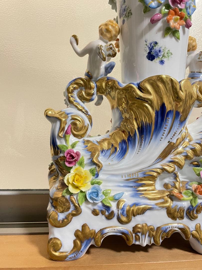 インテリア置物　エンジェル花瓶全長約４０センチ。