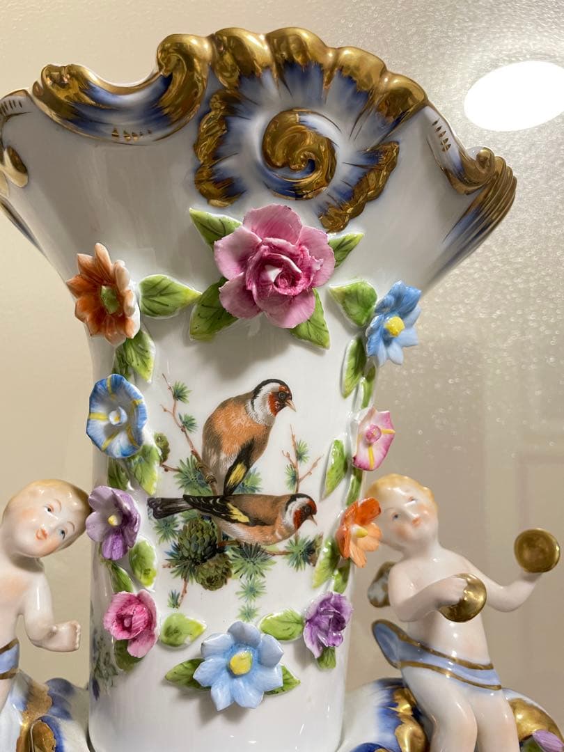 インテリア置物　エンジェル花瓶全長約４０センチ。