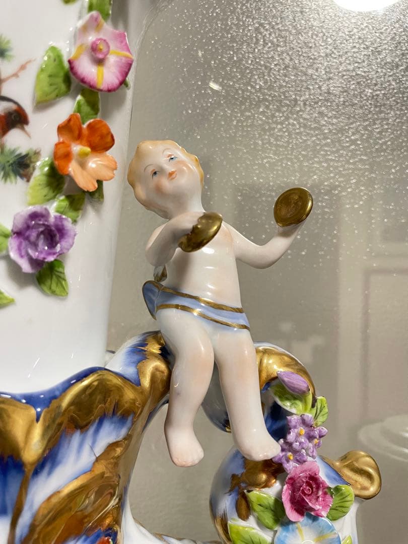 インテリア置物　エンジェル花瓶全長約４０センチ。