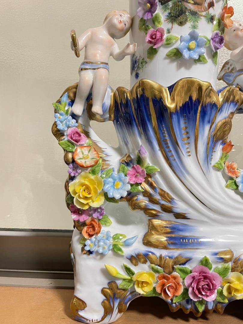 インテリア置物　エンジェル花瓶全長約４０センチ。