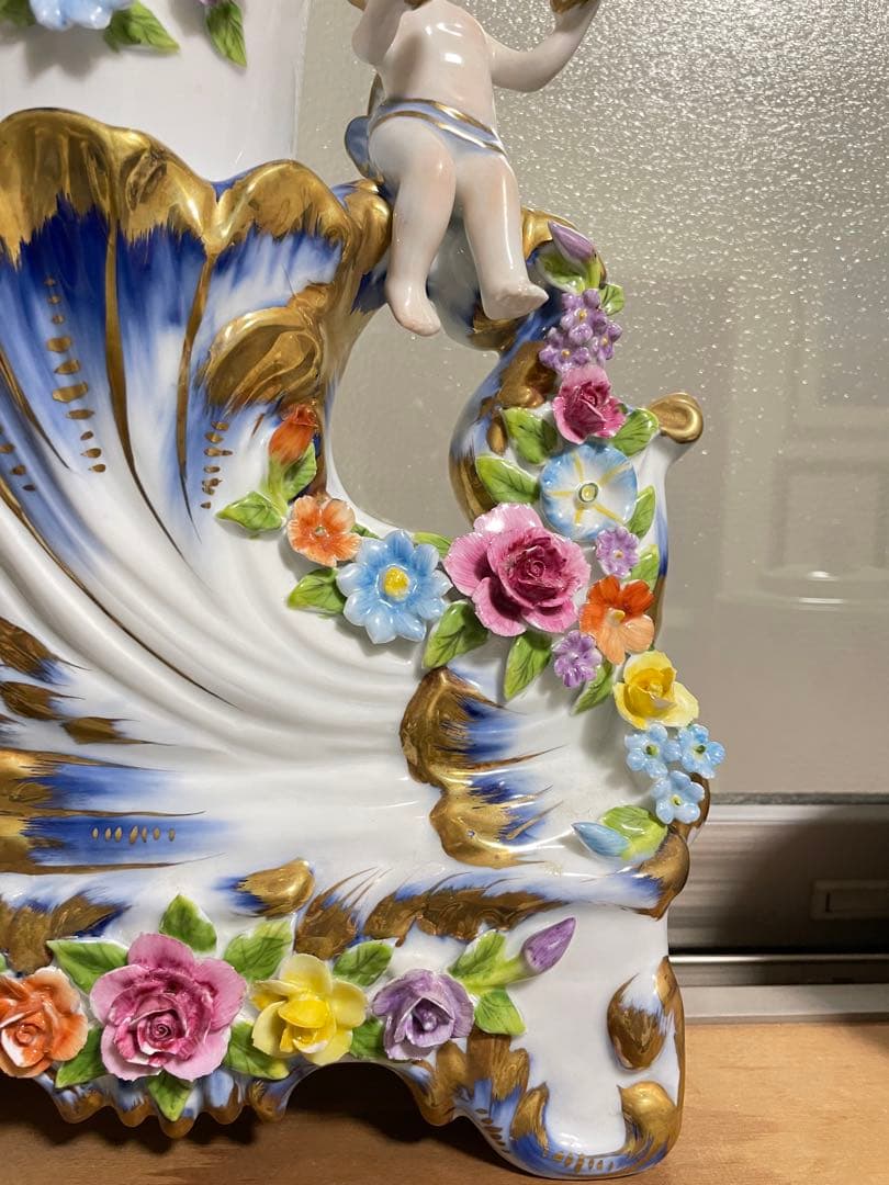 インテリア置物　エンジェル花瓶全長約４０センチ。