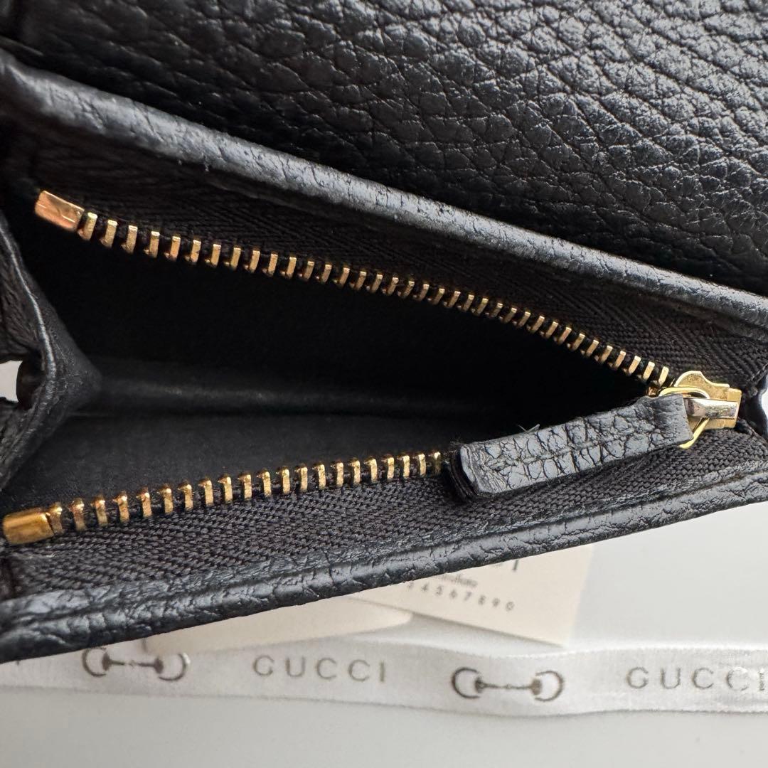 【極上美品】 238 GUCCI グッチ 2つ折り 財布 コンパクト