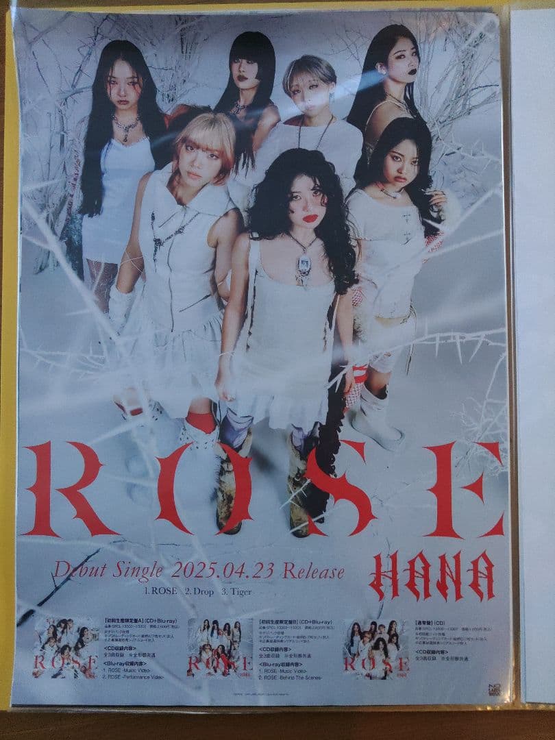 ROSE HANA 告知　ポスター　Rose