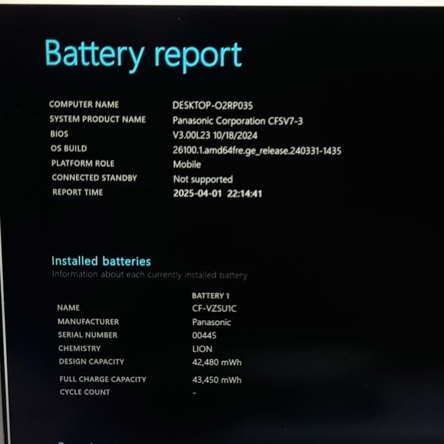 Let's note SV7 高性能ノートPC 新品SSD1TB バッテリー良好