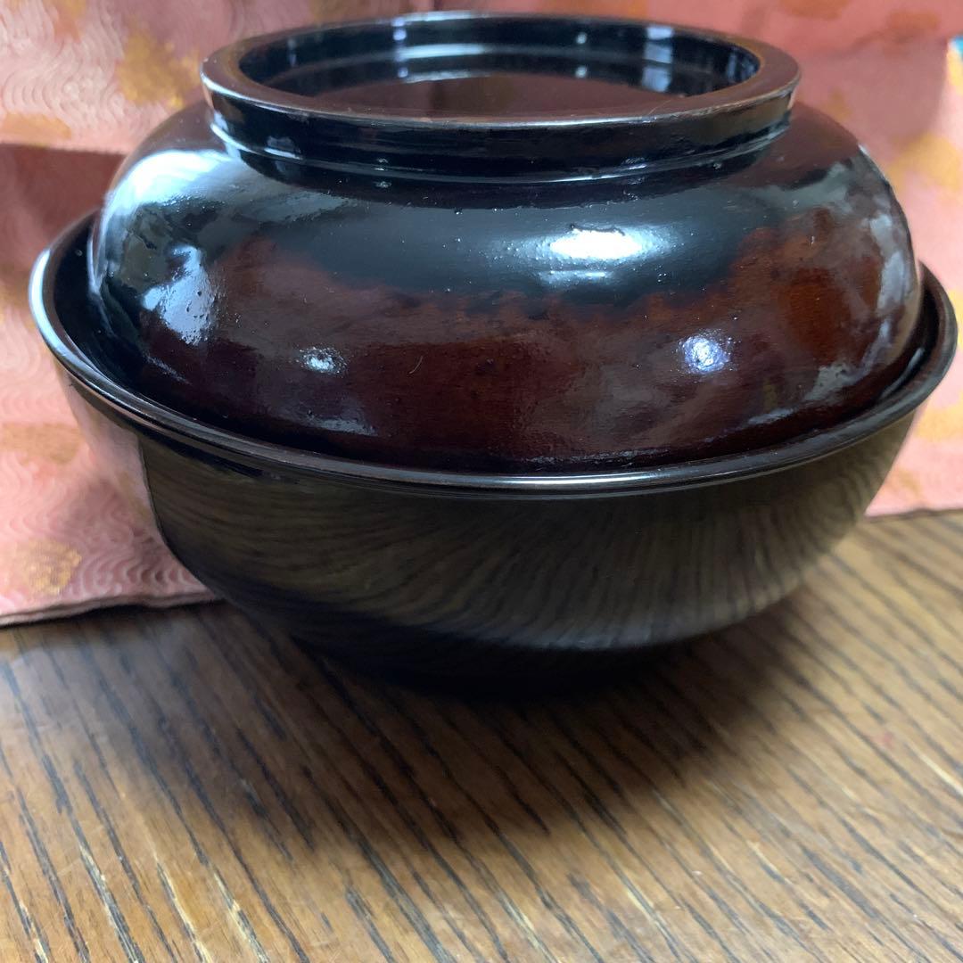 本漆塗蒔絵漆器⭐️蓋付椀⭐️ペアセット⭐️蔵保管⭐️超美品