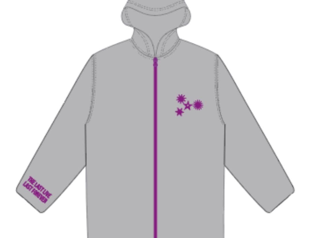 バラ売り可 男闘呼組 タオル生地 上下セット ふわもこポンチョパーカー