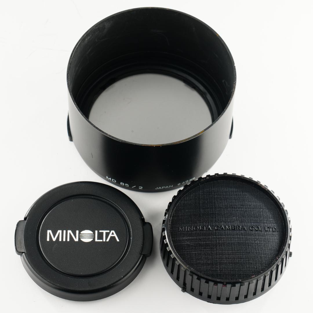 【整備＆テスト済】Minolta New MD 85mm F2 985