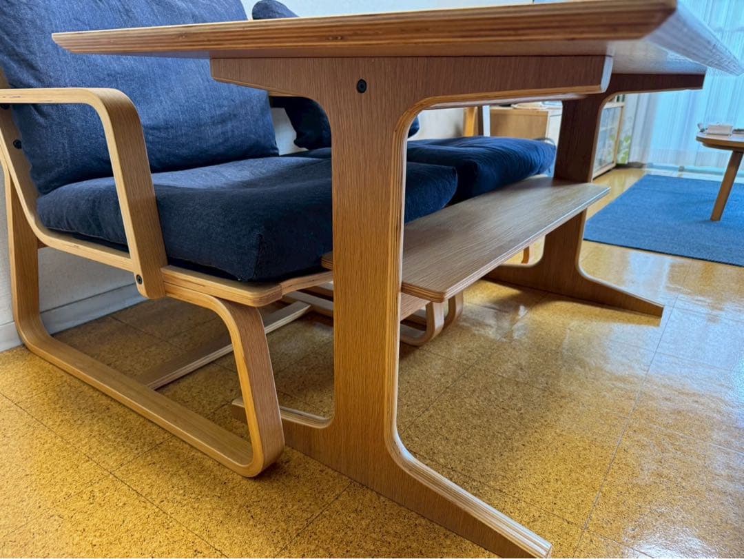 無印良品 リビングでもダイニングでもつかえる ダイニング5点セット kk01