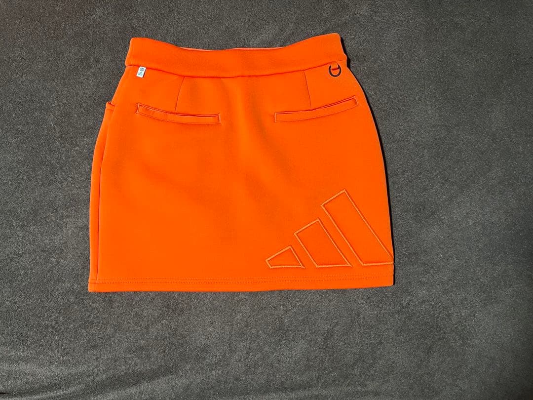 adidas オレンジ色 フード付きセットアップ