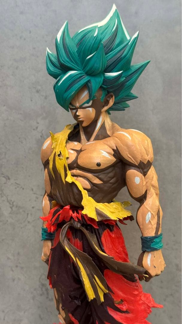 ドラゴンボールベジータ と孫悟空フィギュア 2体セット緑