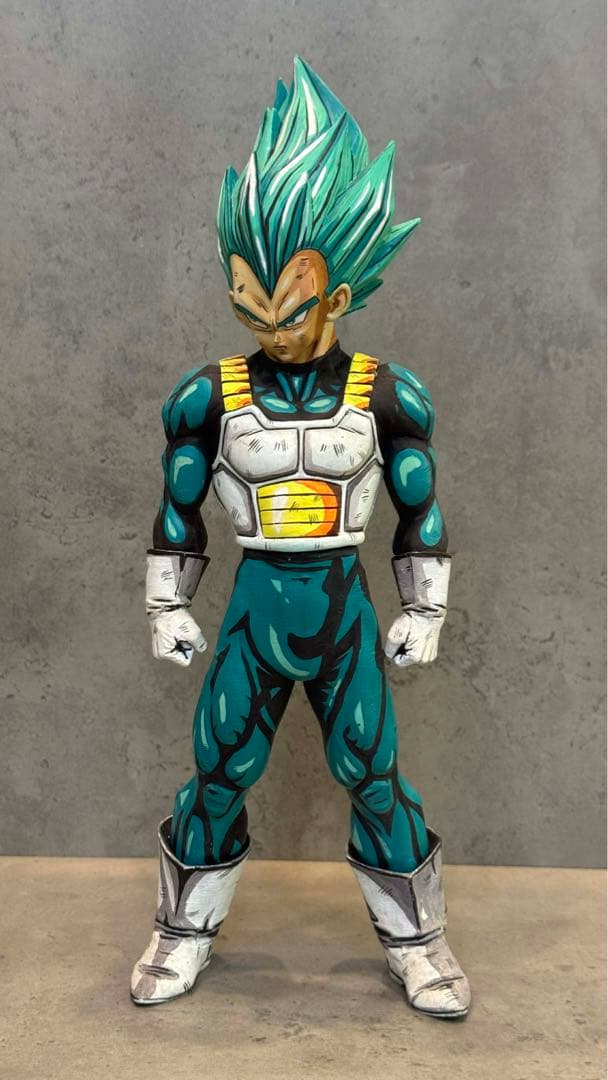 ドラゴンボールベジータ と孫悟空フィギュア 2体セット緑