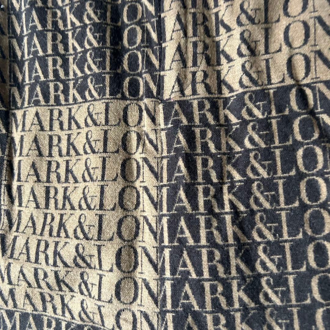 希少✨マークアンドロナ プリーツ スカート インナー付 総柄 金ボタン 近年