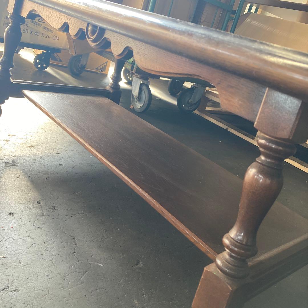 飛騨産業　アンティーク 木製テーブル　　ローテーブル