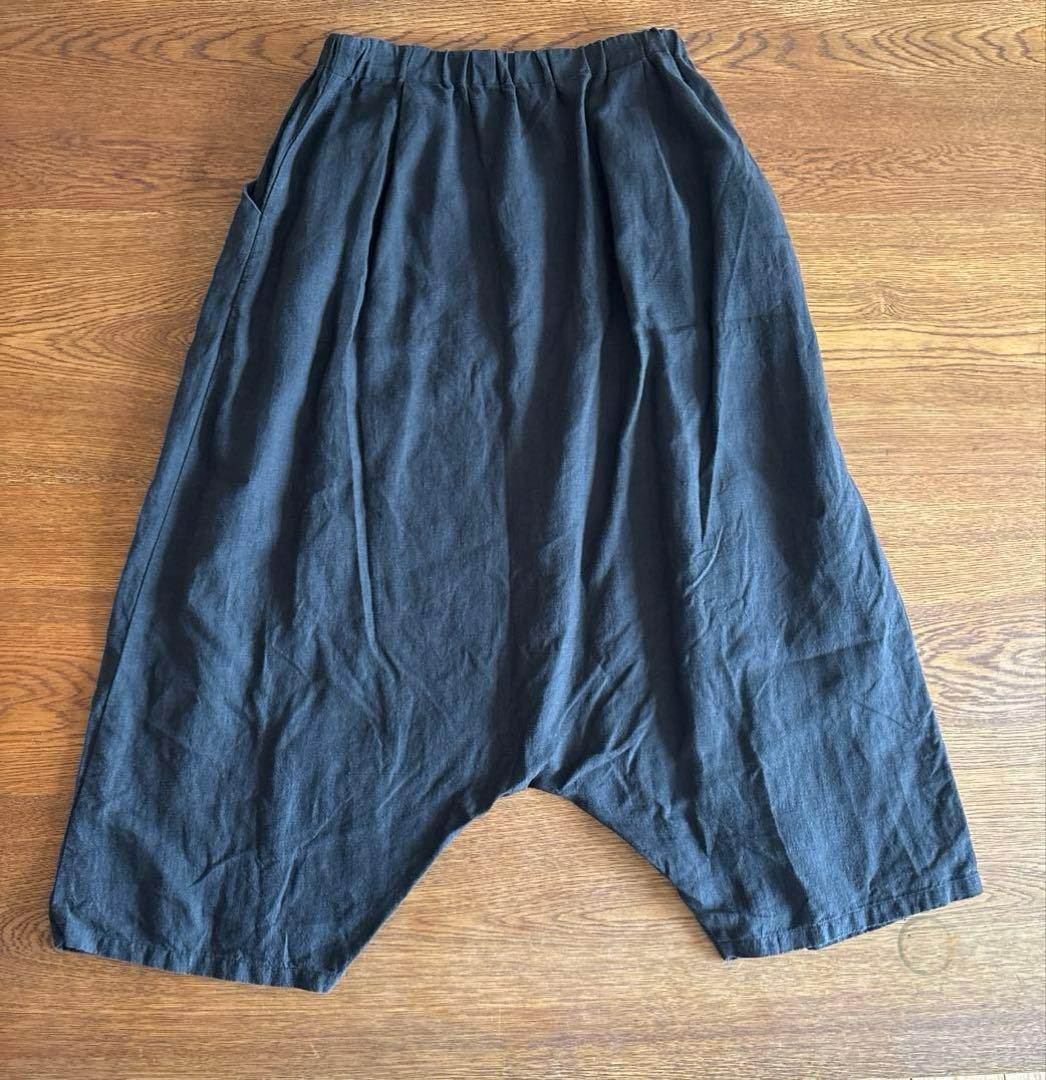 エヴァムエヴァ evam eva リネンサルエルパンツ