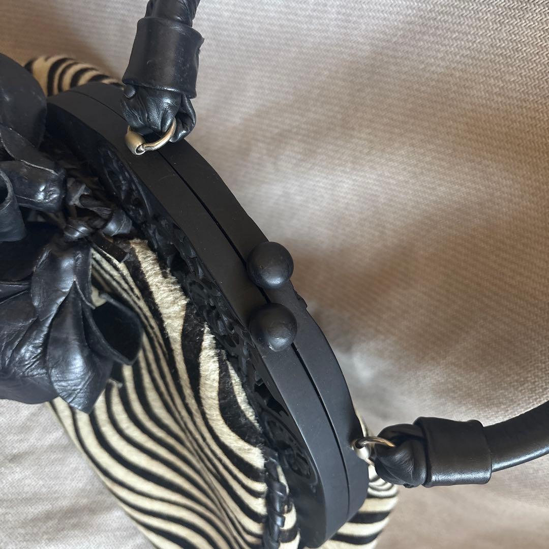 Noel アンソニールチアーノ ハラコ ハンドバッグ