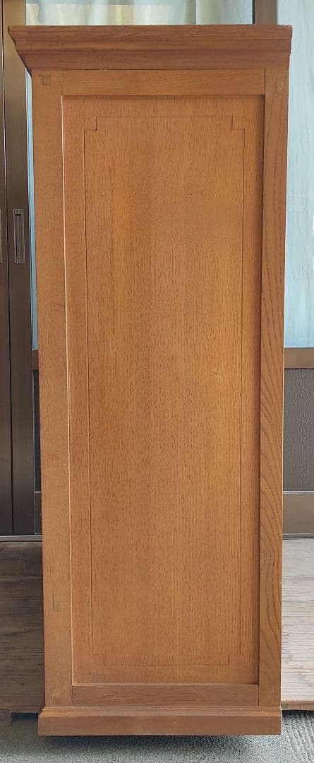 【状態良】書棚 本棚 食器棚 レトロ アンティーク 陳列棚 店舗 什器 骨董