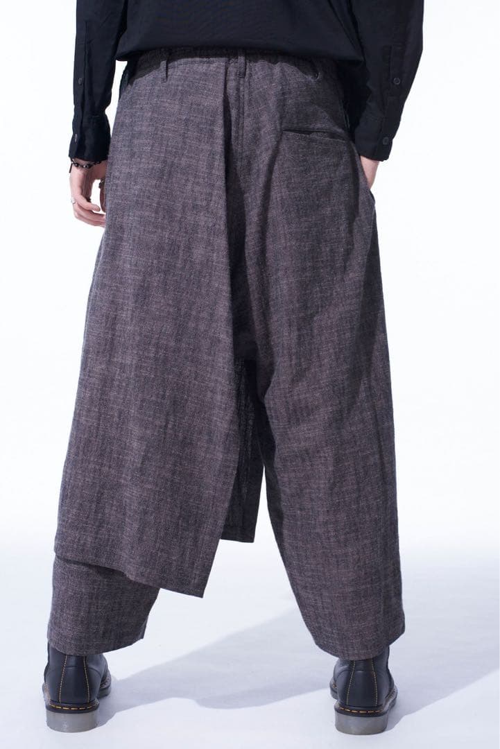 【新品】S'YTE SLUB WASHER COTTON WRAP PANTS
