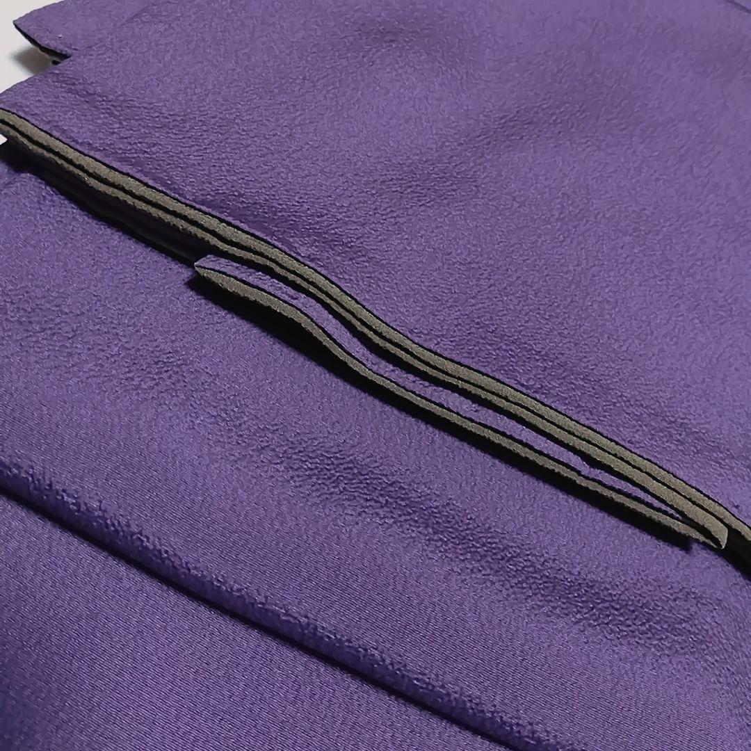 辻村ジュサブロー 寿三郎 胡蝶蘭 振袖 紫 セット 袋帯　刺繍