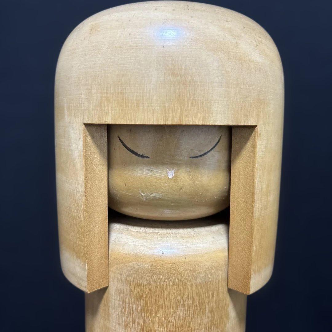 石田とみお作 童女 近代名作こけし 26センチ