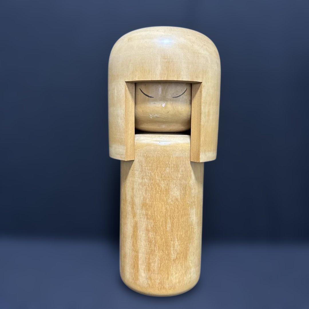 石田とみお作 童女 近代名作こけし 26センチ