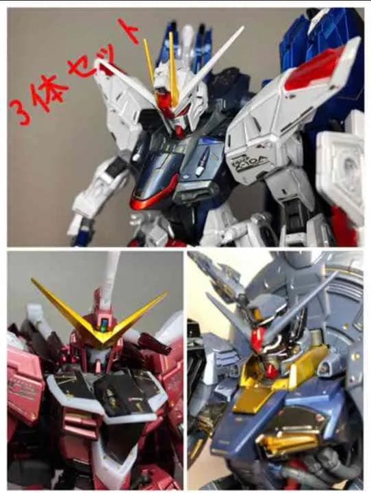 MG フリーダム、ジャスティス、プロビデンス　スペシャルコーティング　無塗装