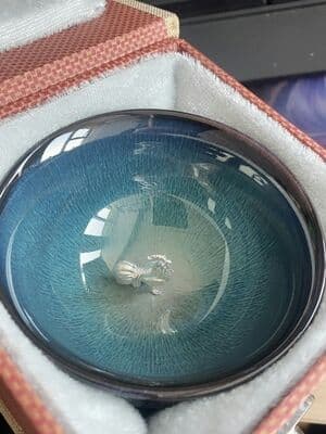 12個シルバー天目盞 茶碗 抹茶碗 建盞和食器 酒器