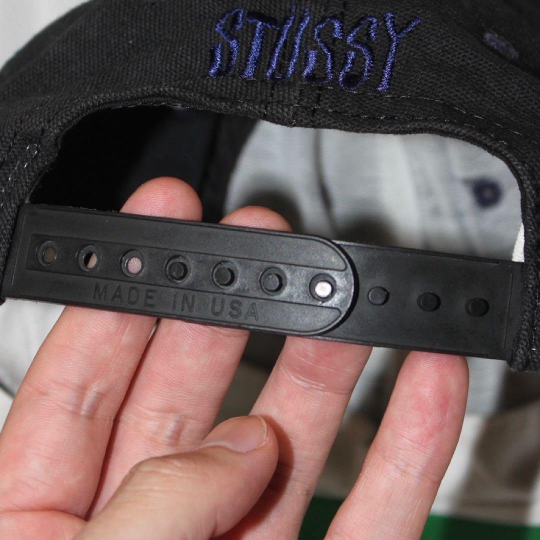 80s old stussy クラウン　ステューシー　キャップ　90s 白タグ