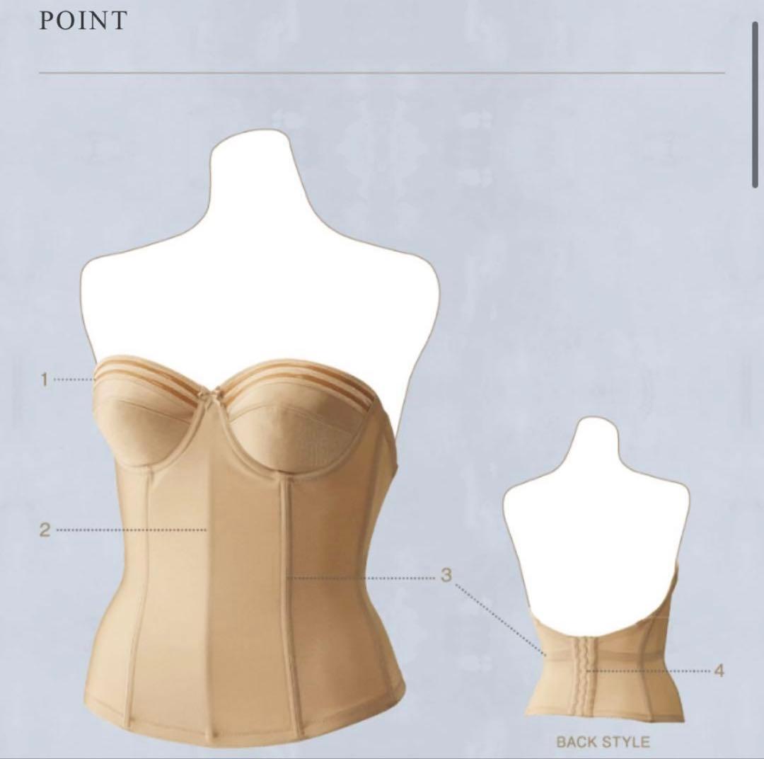 セモア　ブライダルインナー　E65 タカミブライダル　ロングビスチェノーブル