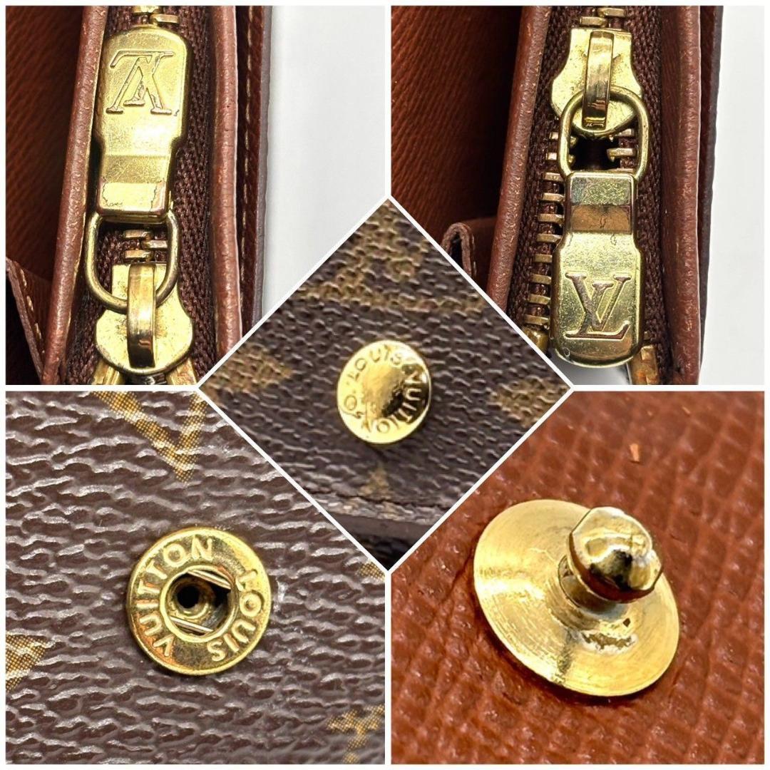 ★*★様 ルイヴィトン　二つ折り財布 モノグラム ポルトモネビエ トレゾール ブ