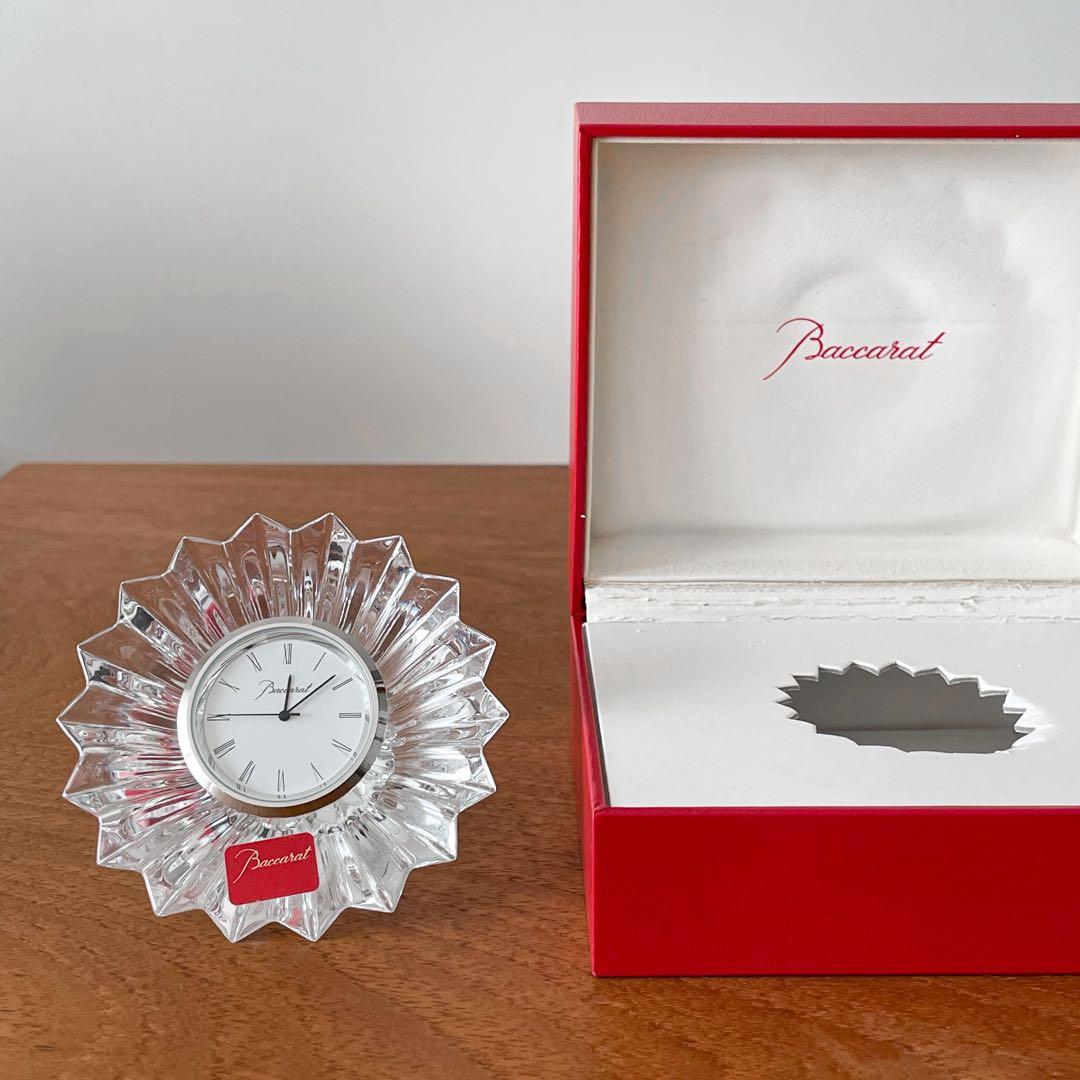 Baccarat (バカラ) ミルニュイ 置き時計 専用箱付き