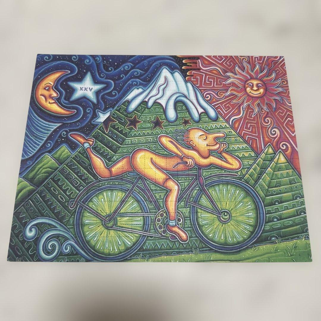 ブロッターアート アルバート・ホフマン 自転車