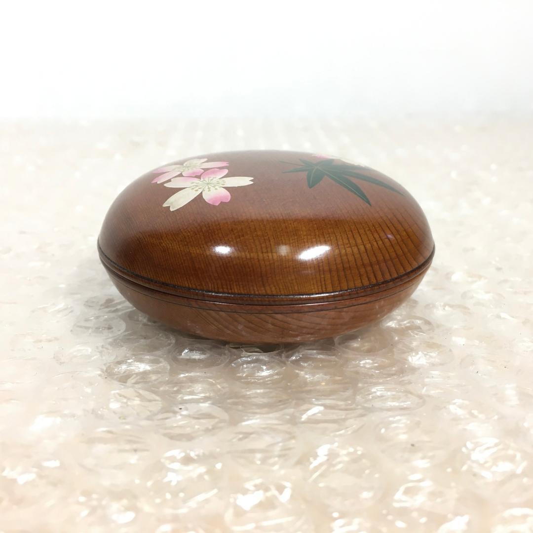 [美品] 小原治五右衛門 城端蒔絵 雲錦文香合 茶道具 共箱/共布/栞