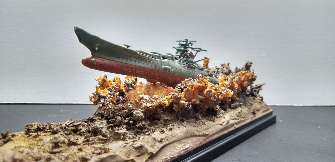 バンダイ.メカコレ.宇宙戦艦ヤマト2199ジオラマ完成品